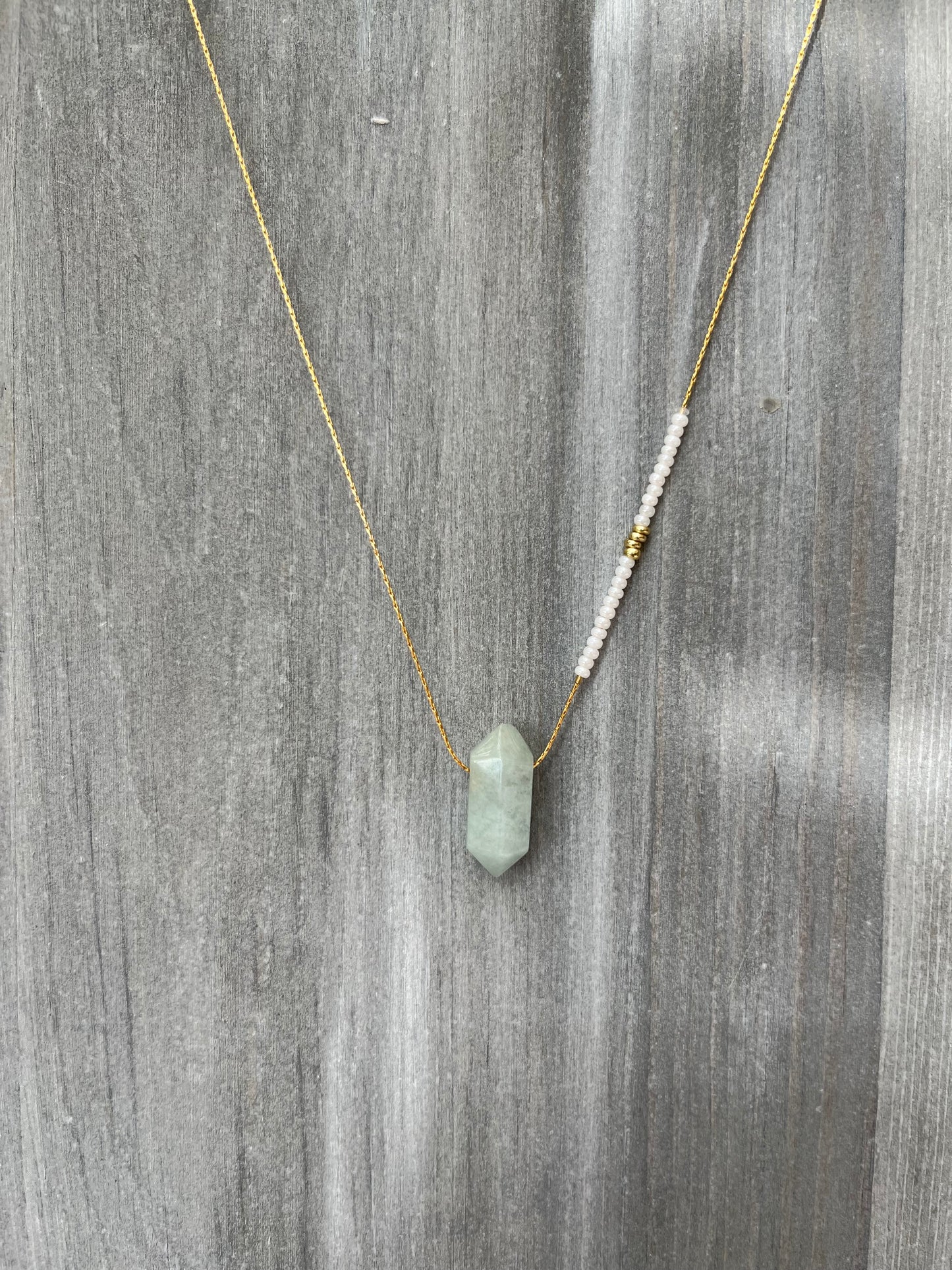 Aquamarine Crystal Little Sky Necklace