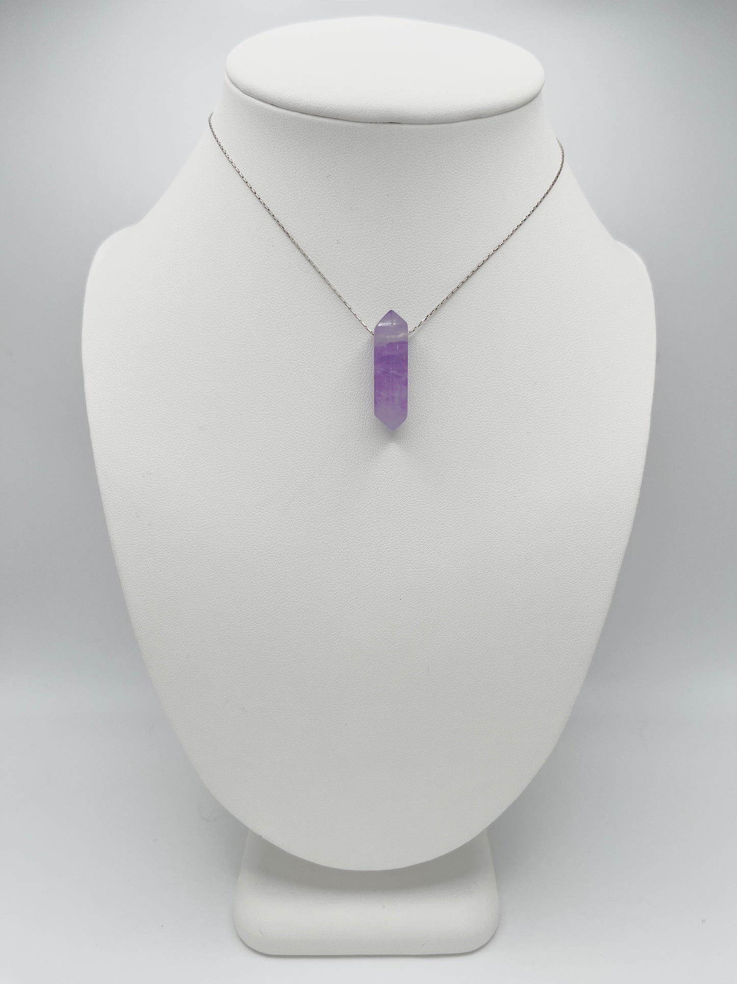 Amethyst Crystal Verbena Necklace