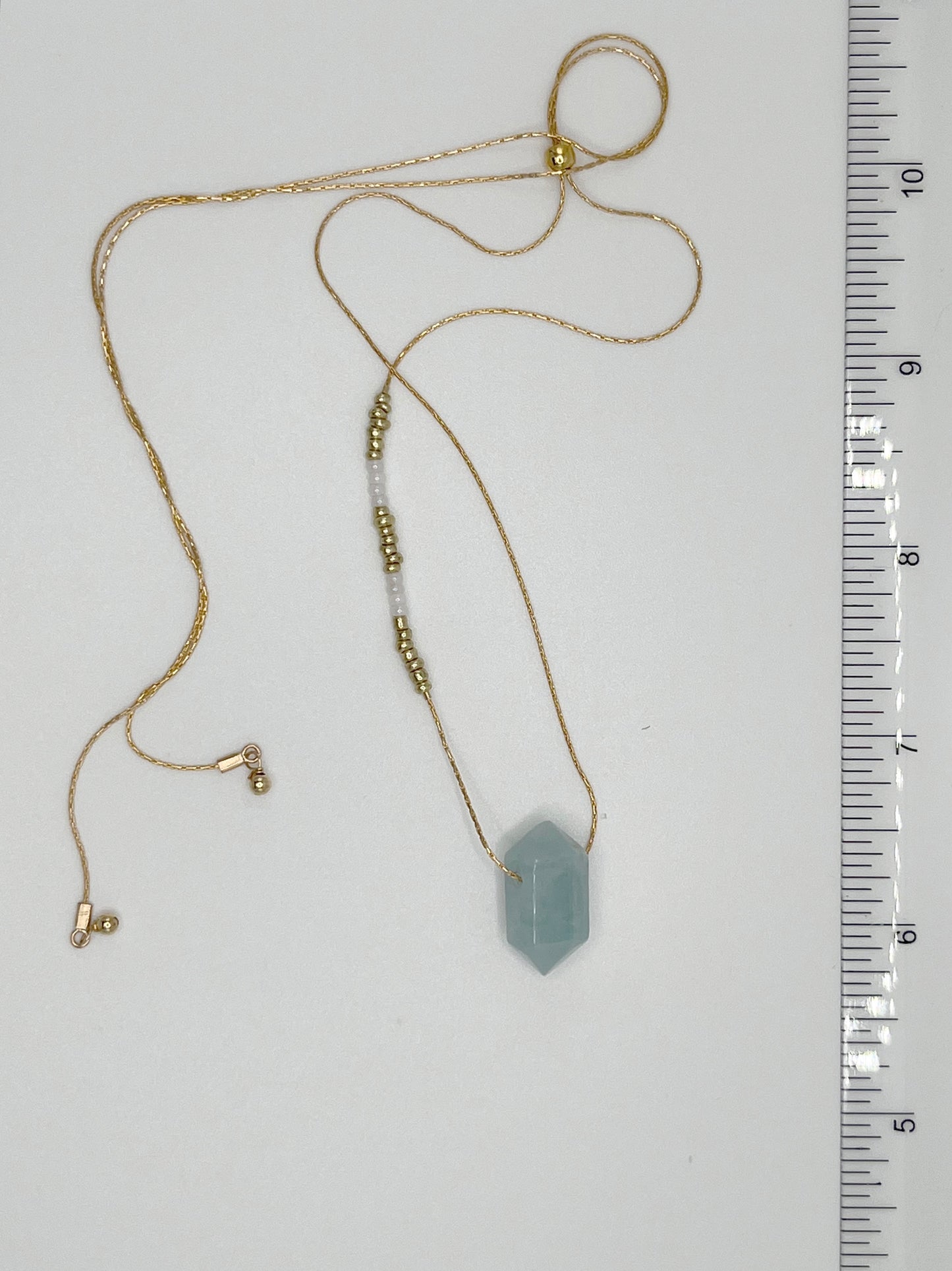 Aquamarine Crystal Alala Neckace