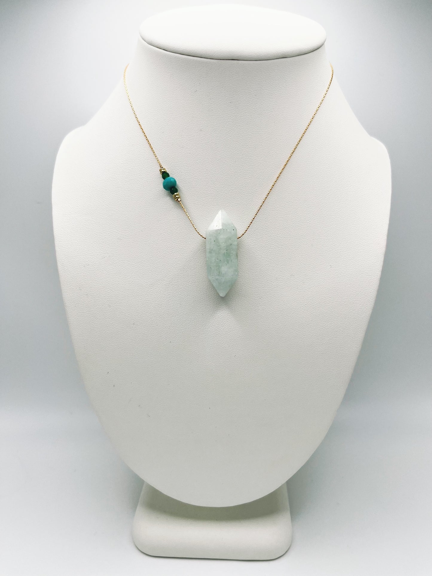 Aquamarine Siren Necklace
