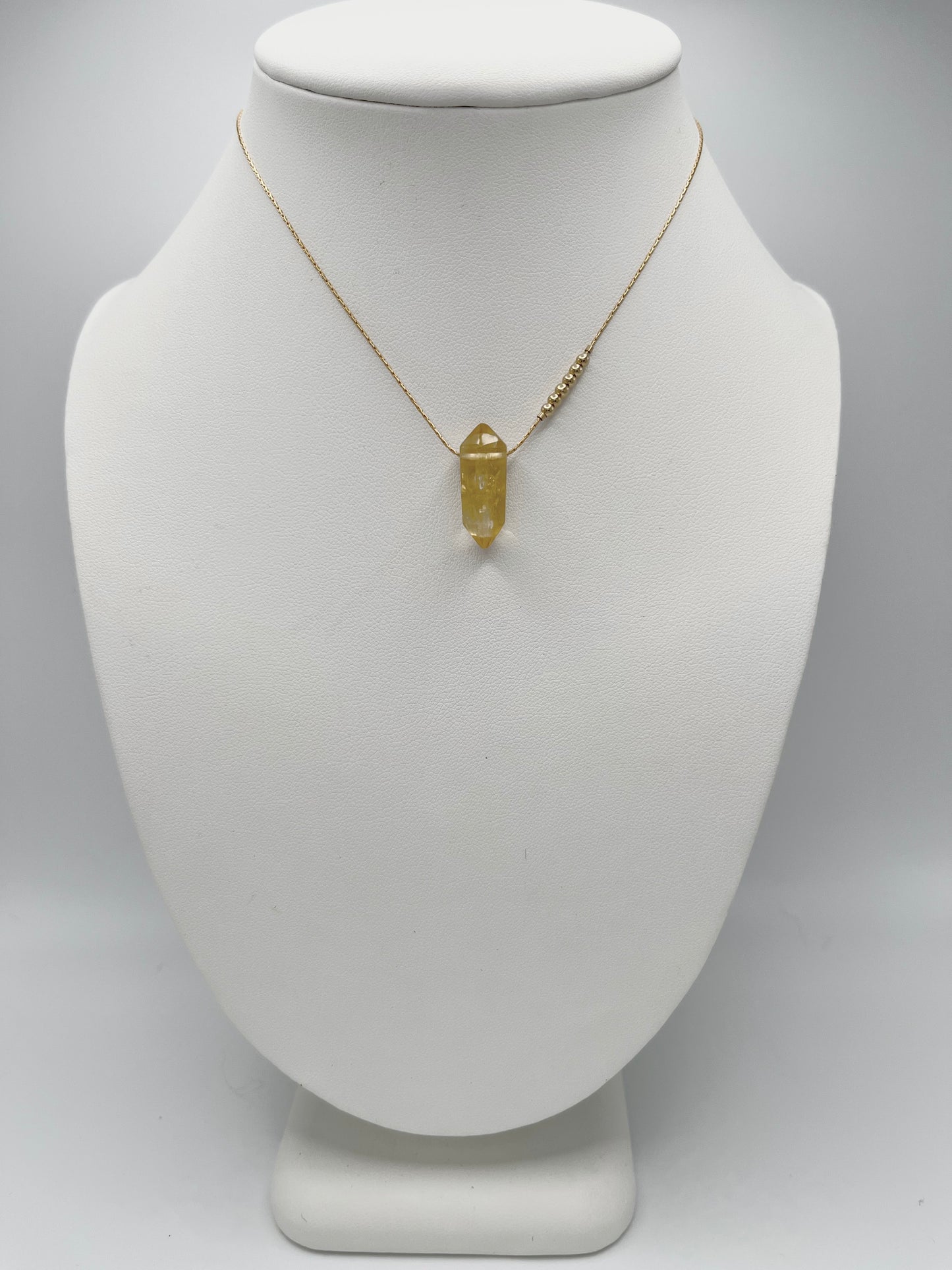 Citrine Crystal Sunshine Necklace