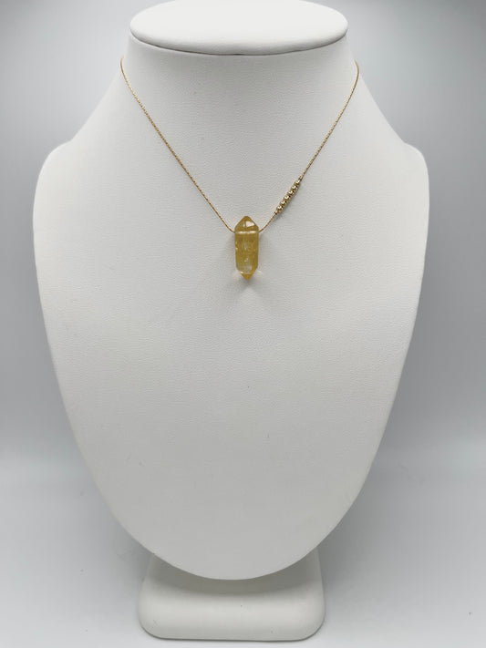 Citrine Crystal Sunshine Necklace