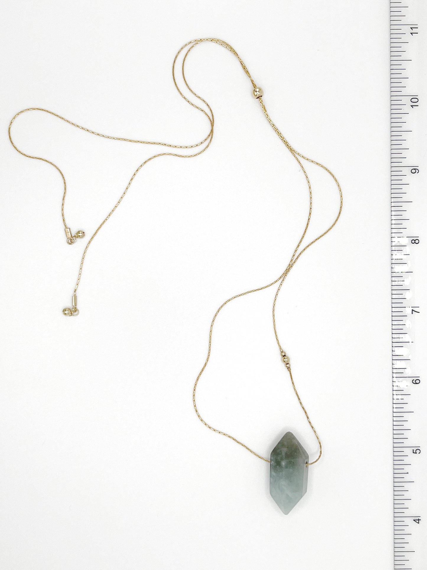 Aquamarine Ombre Crystal Necklace