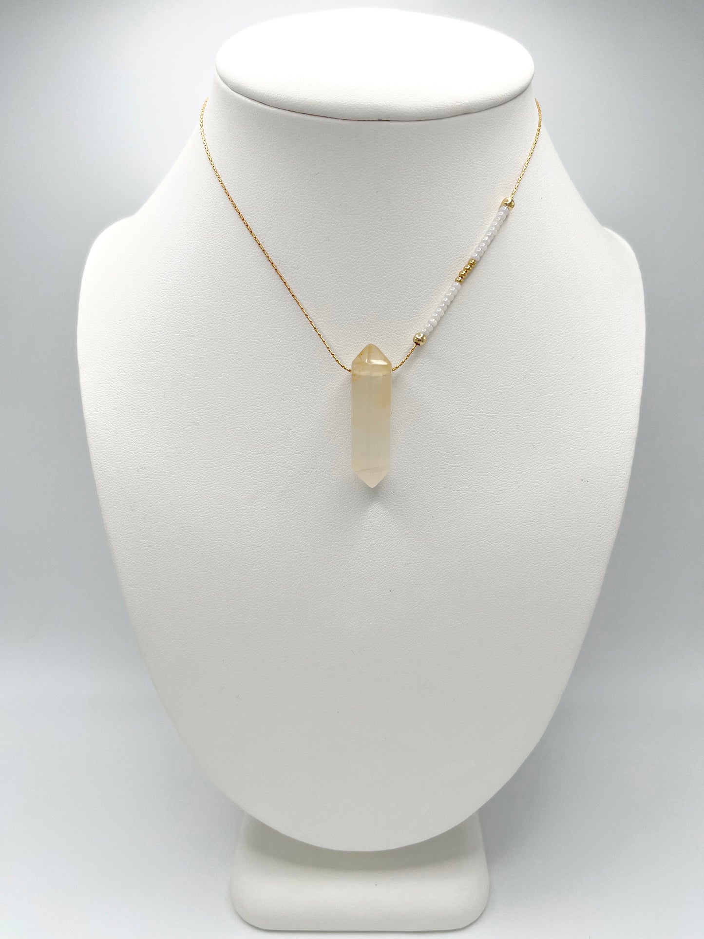 Citrine Crystal Cahira Necklace