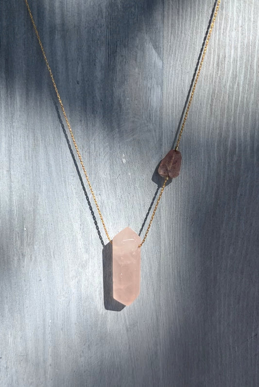 Rose Quartz Forever Necklace