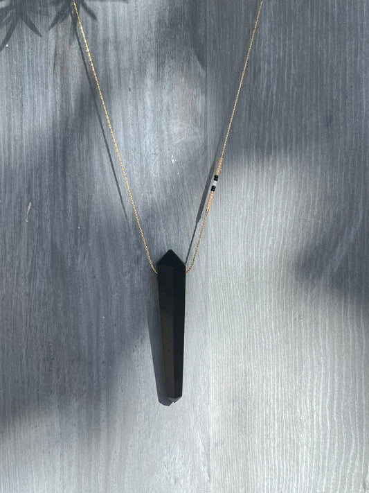 Obsidian Protection Necklace