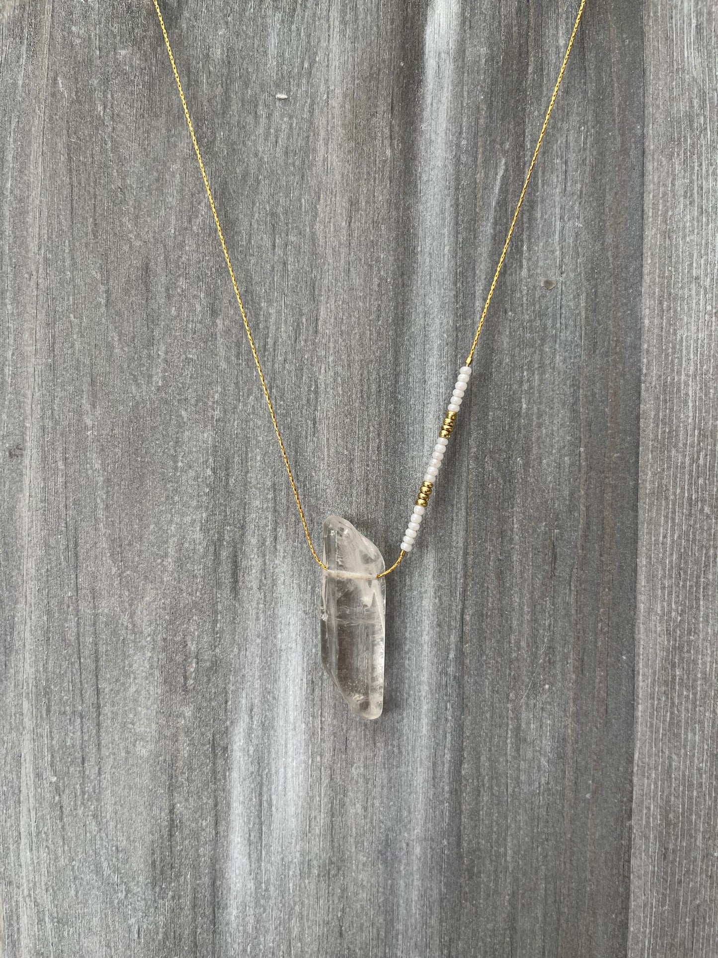 Clear Crystal Truda Necklace