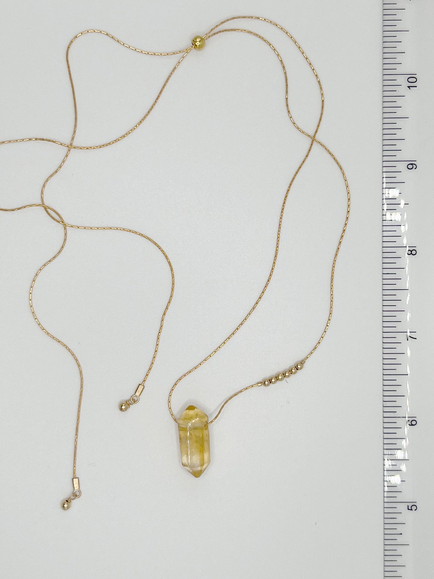 Citrine Crystal Sunshine Necklace