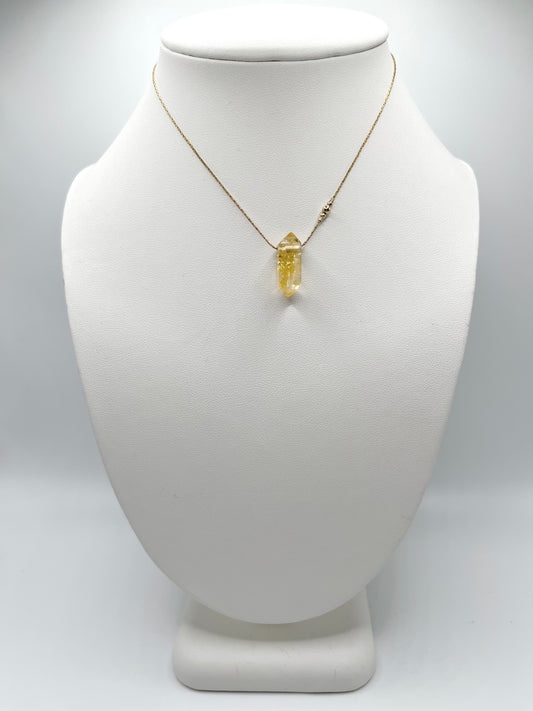 Citrine Sunshine Baby Necklace