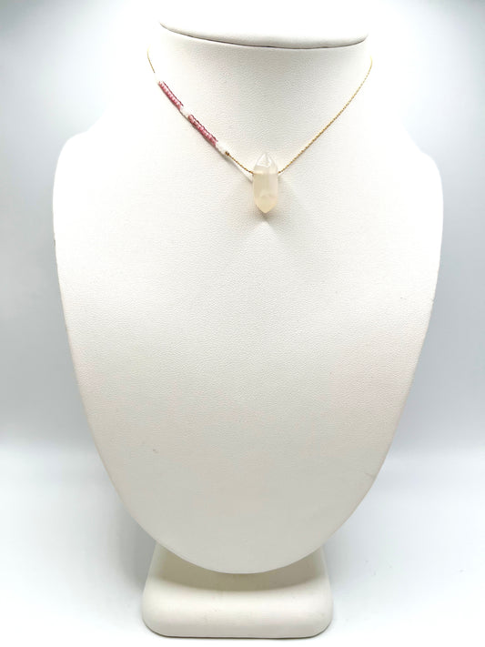 Rose Quartz Light Bright Necklace